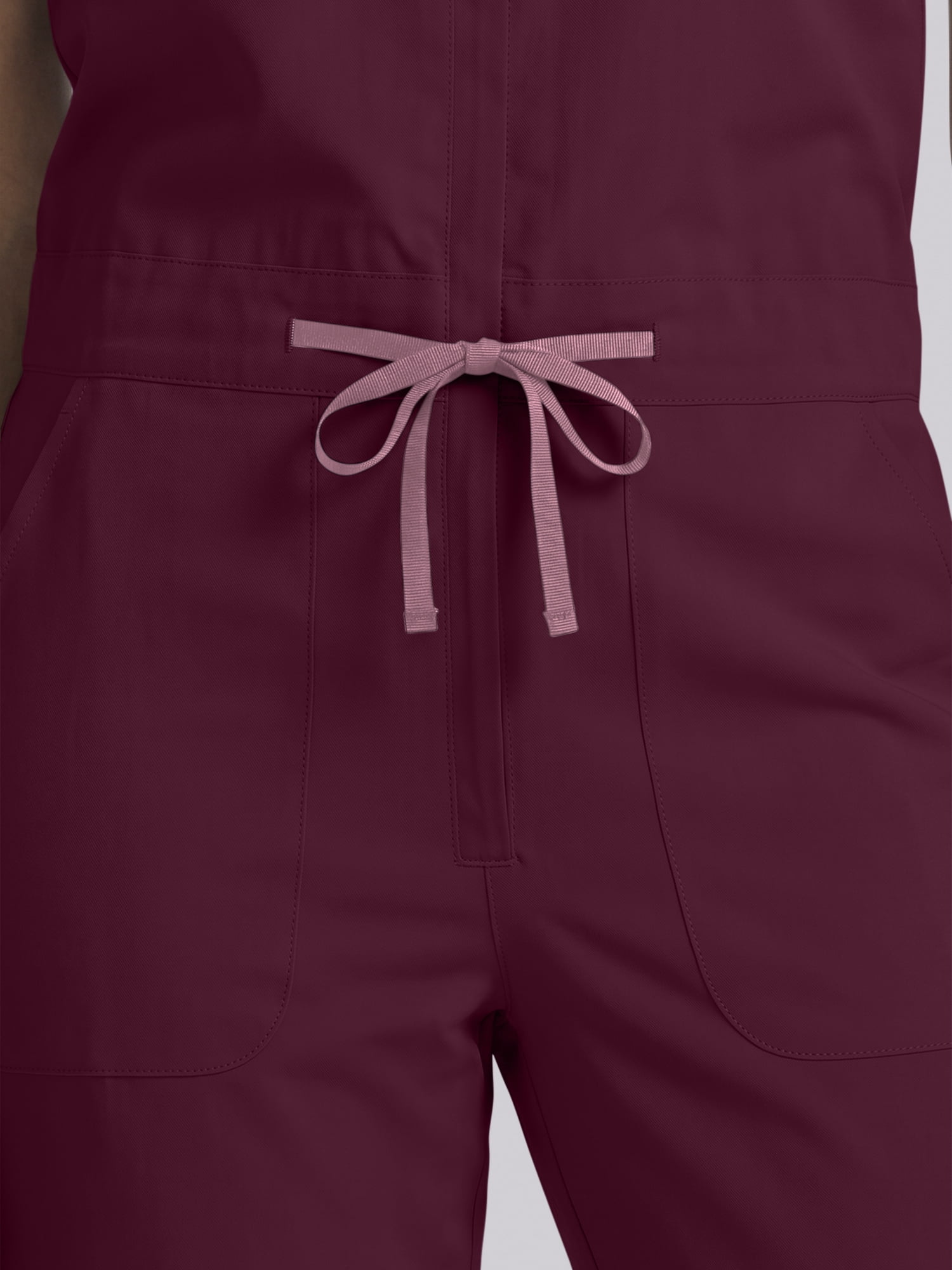 Scrubstar Ultimate Women’s Antimicrobial Drawstring Straight Leg Scrub Jumpsuit, Sizes XS–2XL