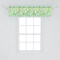 thumbnail image 2 of Ambesonne Nature Valance Pack of 2, Leaves Forest Pattern, 54"X12", Multicolor, 2 of 2