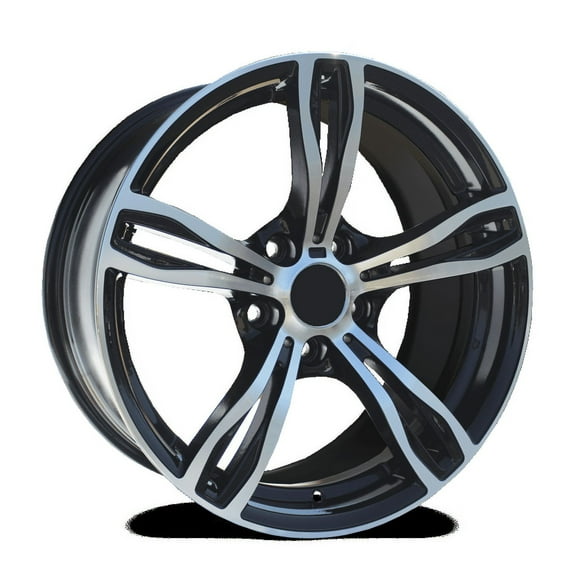 19X8.5 5-120 REPLICA #5056 POLISH FACE/BLACK(B-P) 35/74.1