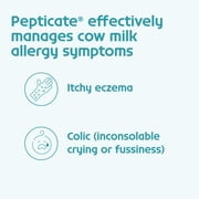 Pepticate Baby Formula, Hypoallergenic Powdered Infant Formula for Cow Milk Allergy, with Omega 3 DHA, ARA, Iron & Prebiotics, 13.2oz