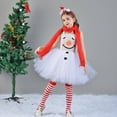 thumbnail image 4 of Vestido de tutú navideño para niños, disfraz de alce y muñeco de nieve para niña, vestidos de fiesta de año nuevo familiar, vestidos de princesa, conjunto de ropa para niños, 4 of 5