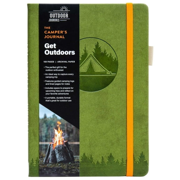 Outdoor Journals The Camper's Journal (Outdoor Journal; Camping Log Book; Travel Diary), (Paperback)