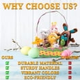 thumbnail image 6 of Fun Express Multicolor Rectangular Bamboo Easter Baskets - 12 Pieces, 6 of 6