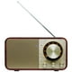 thumbnail image 1 of Bentmax Radio FM con Altavoz Bluetooth Retro Radio Vintage con Memoria SD/USB Función de Reproductor de Música, Transmisión Inalámbrica desde Smartphone, Hasta 10 Horas de Reproducción (Nogal), 1 of 5