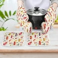 thumbnail image 6 of Excavator Fire Truck Racing Oven And Pot Holders Sets, Heat Resistant Pads Kitchen Decor for Cooking Baking BBQ Grilling, Christmas Kitchen Gifts, 6 of 6