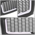 thumbnail image 6 of DNA Motoring GRF-LB-013-T7 Black Matte Mesh Front Bumper Grille with LED DRL Bar, 6 of 6