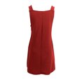 thumbnail image 5 of FcBaudy Camisole Sans Manches Robe Col en V, Robes d'Été pour Femmes, Robes de Mode pour Femmes Robe Unie Sans Manches à Bretelles avec Poches, 5 of 5