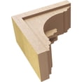 thumbnail image 6 of 7"W x 14"D x 14"H Classic Warren Rough Cedar Woodgrain TimberThane Corbel, Primed Tan, 6 of 6