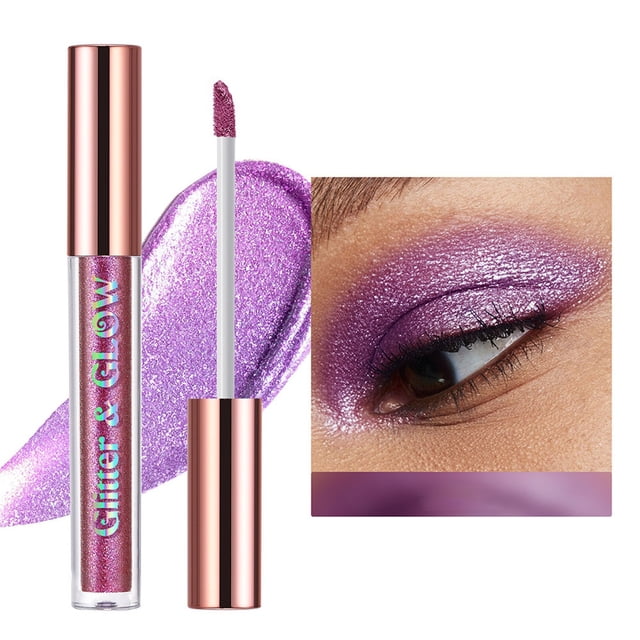 Pearlescent Shiny Liquid Eye Shadow Ten Color Single Package Color Changing Longan Shadow 2.5Ml, Makeup Eye Shadow