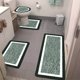 thumbnail image 5 of Juego de 4 alfombras de baño | Alfombrillas de baño antideslizantes de microfibra suave con tapa de inodoro en forma de U | Alfombras absorbentes de terciopelo polar, lavables para baño, sala de, 5 of 7