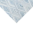 thumbnail image 2 of Diamond Woven Vinyl Placemats With Diamond Woven Design Reversible 13 x 19 Rectangular Placemat Set of 6 in Blue, 2 of 5