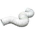 thumbnail image 2 of Dundas Jafine FD420ZW White Vinyl Duct - 4x20 Foot Flexible Ventilation Duct For Bathroom Fans 2 of 12