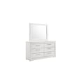 thumbnail image 5 of Fashionable 4 Queen Bedroom With Led Lighted Headboard & Storage - Bed, 6 Dresser, Matching Mirror, 2 Nightstand White 4 Pc And Spacious Interior, 5 of 5