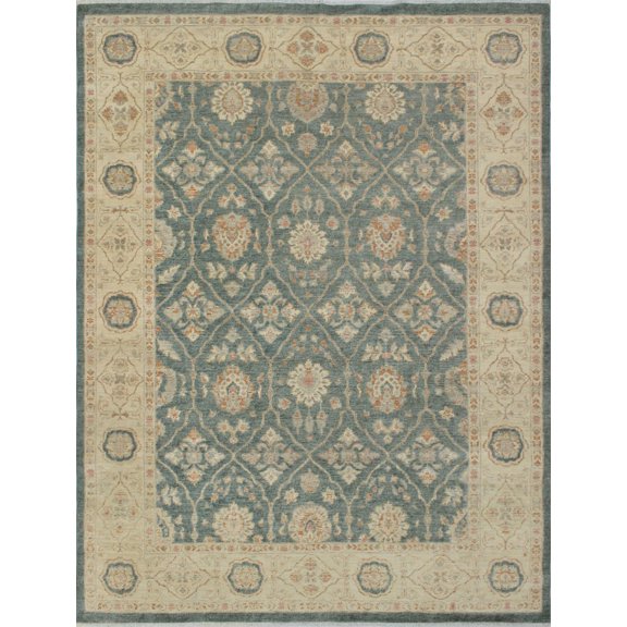 Yousafi Santon Grey/Ivory Rug, 8'10" x 11'8"