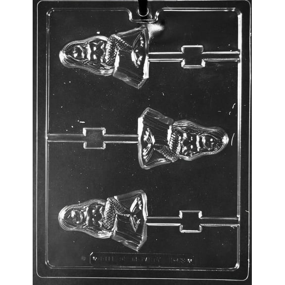 Grandmama's Goodies N063 Mermaid Lollipop Chocolate Candy Soap Mold with Exclusive Molding Instructions