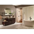 thumbnail image 3 of Delta Faucet 75925-BL Trinsic Double Towel Bar, Matte Black, 3 of 5