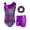 A-Purple 01, variant on Gymnastics Leotards for Girls,Kids Glitter Stars Dance Unitards Biketards with Shorts,Y-Neck