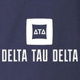 thumbnail image 3 of CafePress - Delta Tau Delta White Stacked Signature Long Sleeve T Shirt - Long Sleeve Dark T-Shirt, 3 of 4