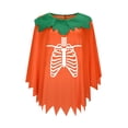 thumbnail image 2 of Pumpkin Cos, Pumpkin Cosplay, Pumpkin Costume, Halloween Pumpkin Costume for Women - Glow In The Dark Poncho Set With Headband Candy Bag, Halloween Cosplay Clothes-Cloak+Hat+Handbag, E One Size, 2 of 7