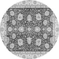 thumbnail image 1 of Ahgly Company Indoor Round Oriental Gray Modern Area Rugs, 3' Round, 1 of 4