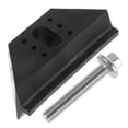 thumbnail image 1 of Base Clamp Battery Hold Down Kit with Bolt Kit 1 Set Universal Automotive Accessories Black, 1 of 8