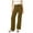 Yellow, variant on Women's Solid Color Casual Pants With Drawstring Waist And Pleated Linen Blend Trousers Sweatpants Tan Dress Pants for Women Straight Pants for Women Womens Casual Pants for Summer Womens Sweatpants