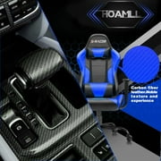 Homall Gaming Chair Office Chair High Back Racing Computer Chair PU Leather Adjustable Seat Height Swivel Chair Ergonomic Executive Chair with Headrest, Black