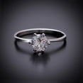 thumbnail image 3 of Wedding Exquisite Jewelry Set Real Pure 6 Claw Set Zircon Cz Pendant Earrings Set, 3 of 5