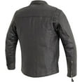 thumbnail image 2 of First Mfg Co - Bambino - Boy's Motorcycle Black Leather Jacket - 4 - Action Back Grommets Gussets Side Relief Zippers, 2 of 5