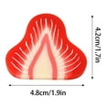 thumbnail image 3 of KIHOUT Sale Plastic Red Strawberry Slice Lifelike Strawberry Slice False Fruit Decoration, 3 of 3