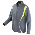 thumbnail image 1 of Spiro - Camiseta de manga larga deportiva de entrenamiento modelo Trial Performance unisex (Carbón/lima/blanco), 1 of 1