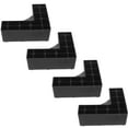 thumbnail image 7 of LOLIPPYY 4pcs Plastic Furniture Legs L-shaped Sofa Couch Legs Bed Replacement Legs, 7 of 7
