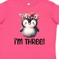 thumbnail image 4 of Inktastic 3rd Birthday Penguin 3 Year Old Girl Girls Toddler T-Shirt, 4 of 5