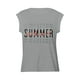 thumbnail image 4 of Camiseta de manga corta con cuello redondo y estampado holgado para mujer: prenda informal y ligera para el verano, 4 of 5