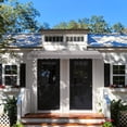 thumbnail image 3 of Awntech 7.38 Ft Dallas Retro Straight Slope Fixed Awning with Anodized Arms (88.5in x 18in x 36in), Gray, 3 of 5