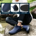 thumbnail image 4 of AUXDIQ Rain Boots Men Short Ankle Women Waterproof Rain Boots Outdoor Garden Shoes, 4 of 5