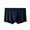 Dark Blue, variant on Mens Underwear Men Casual Solid Mid Waist Hip Lift Breathable Boxer Underwear Pants