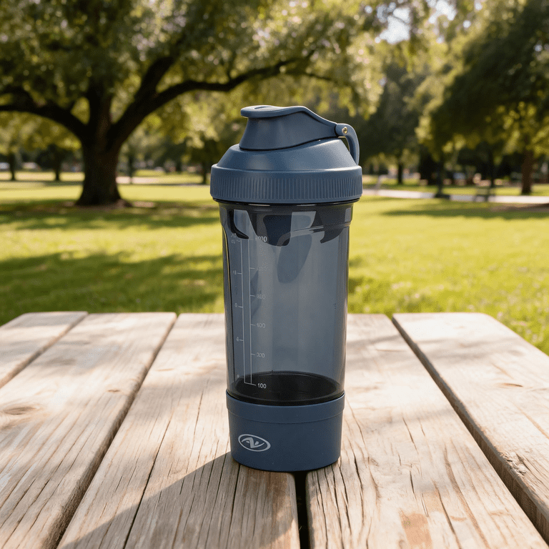 Athletic Works 32 oz Tritan Silent Shaker, Blue photo 7