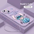 thumbnail image 3 of Funda de Anime Stitch Baby para Apple iPhone 15 14 13 12 Mini 11 Pro XS MAX XR X 8 7 6S SE Plus Liquid Left Rope Phone Cover, 3 of 5