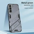 thumbnail image 1 of SaniMore for Samsung Galaxy S22 Plus 6.6" 2022 Armor Protective Cover Rugged PC Backplane with Hidden Kickstand Anti-fall Drop Resistant Shockproof [Light & Thin] Hybird Case for S22 Plus, Gray, 1 of 6