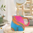 thumbnail image 4 of Vacemry Under $5 360ml Silicone Coffee Mugs Set, Colorful Tie Dye Drinking Cups for Parties, Dishwasher Safe Beverage Containers for Hot Cold, Shatterproof Party Glass Alternatives, 4 of 6
