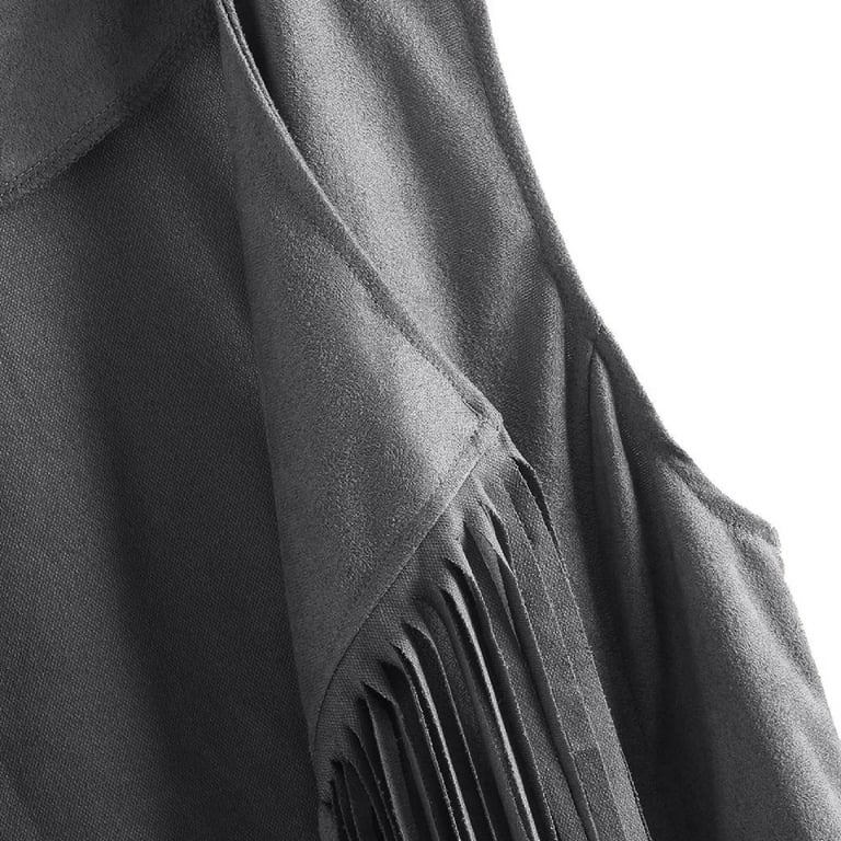 Women's Fringe Faux Suede Vest 70s Hippie Sleeveless Tassel Cardigan Jacket at Amazon Women's Coats Shop Women's Fringe Faux Suede Vest 70s Hippie Sleeveless Tassel Cardigan Jacket at Amazon Women's Coats Shop