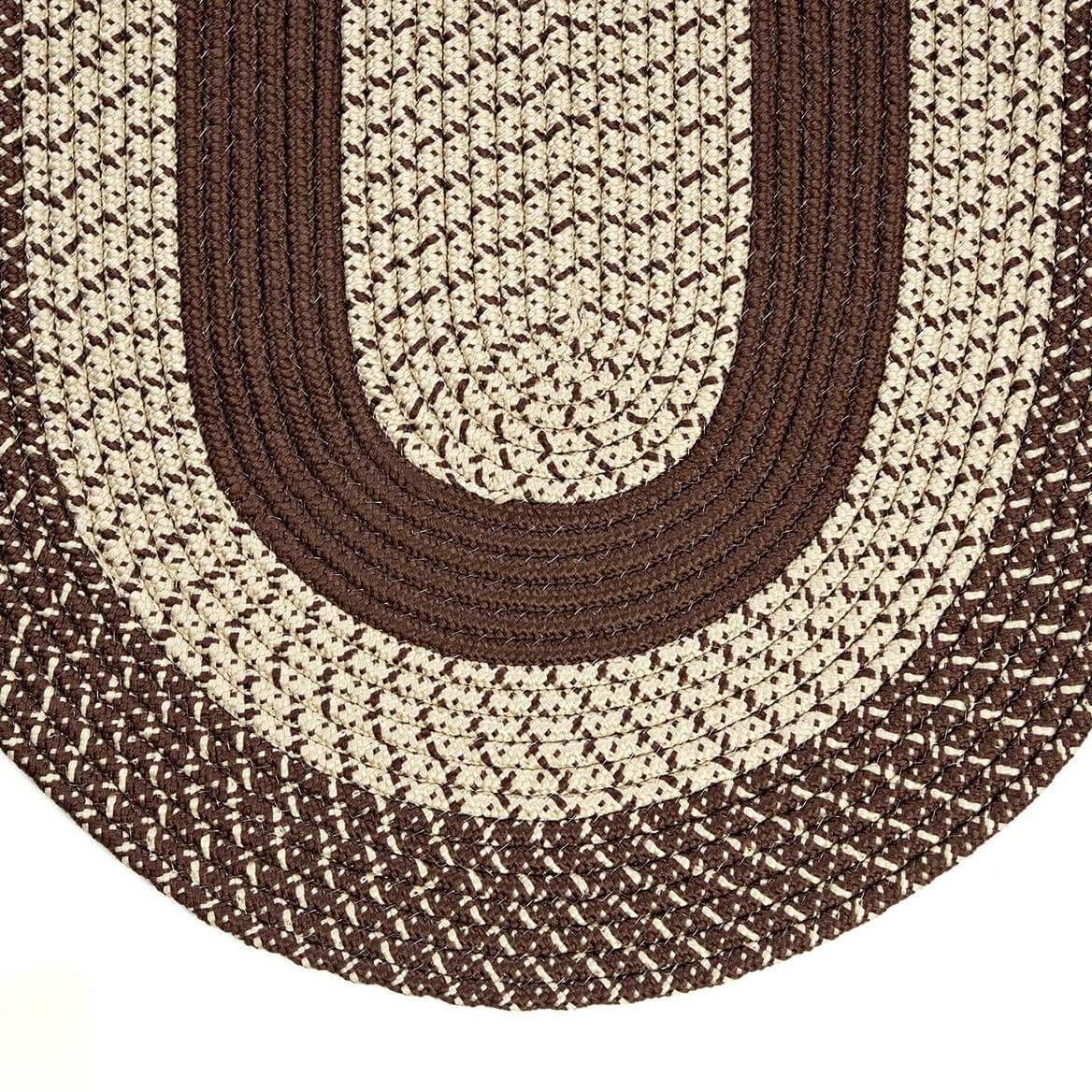 Two-Tone Country Braided Rug by OakRidge