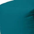 thumbnail image 5 of 17  Cool Dark Teal Solid Color Indoor Outdoor Pouf Cover, 5 of 5