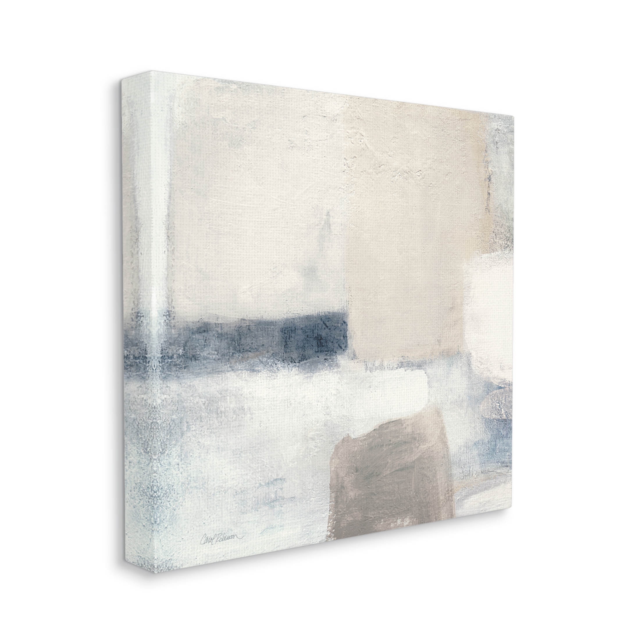 Stupell Industries Muted Geometric Abstract Shapes Painting Gallery Wrapped Canvas Print Wall Art, Design by Carol Robinson
