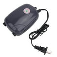 thumbnail image 2 of Fiudx Bomba de Acuario de Bajo Consumo, Oxigenador Súper Silencioso, Bajo Consumo, Rendimiento Estable, Diseño de Doble Orificio, Ideal para Peceras, 5 W de Potencia, Voltaje de 220 V, Color Negro, I, 2 of 7