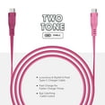 thumbnail image 5 of Liquipel Powertek Two Tone USB-C to USB-C - Pink, 5 of 7