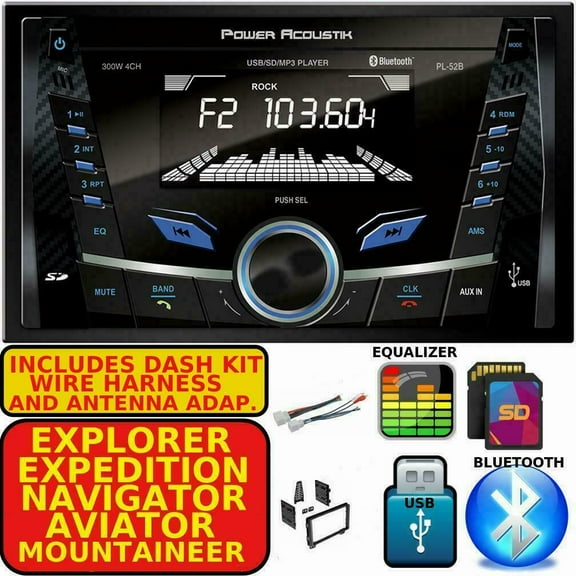 02-06 FORD EXPEDITION EXPLORER LINCOLN AVIATOR NAVIGATOR BLUETOOTH USB CAR RADIO