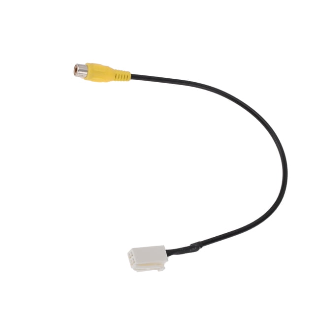 Cable de arnés de adaptador de cámara de vista trasera Unique Bargains para Toyota 1 Pcs RCA 4P