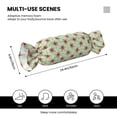thumbnail image 3 of Salouo Lilies Flowers Pattern Cute Bolster Pillow,Cylindrical Pillow Long Pillow for Bed Round Side Pillow for Knee/Leg/Neck ,- Length 24.4" x 9.8" Diameter, 3 of 8